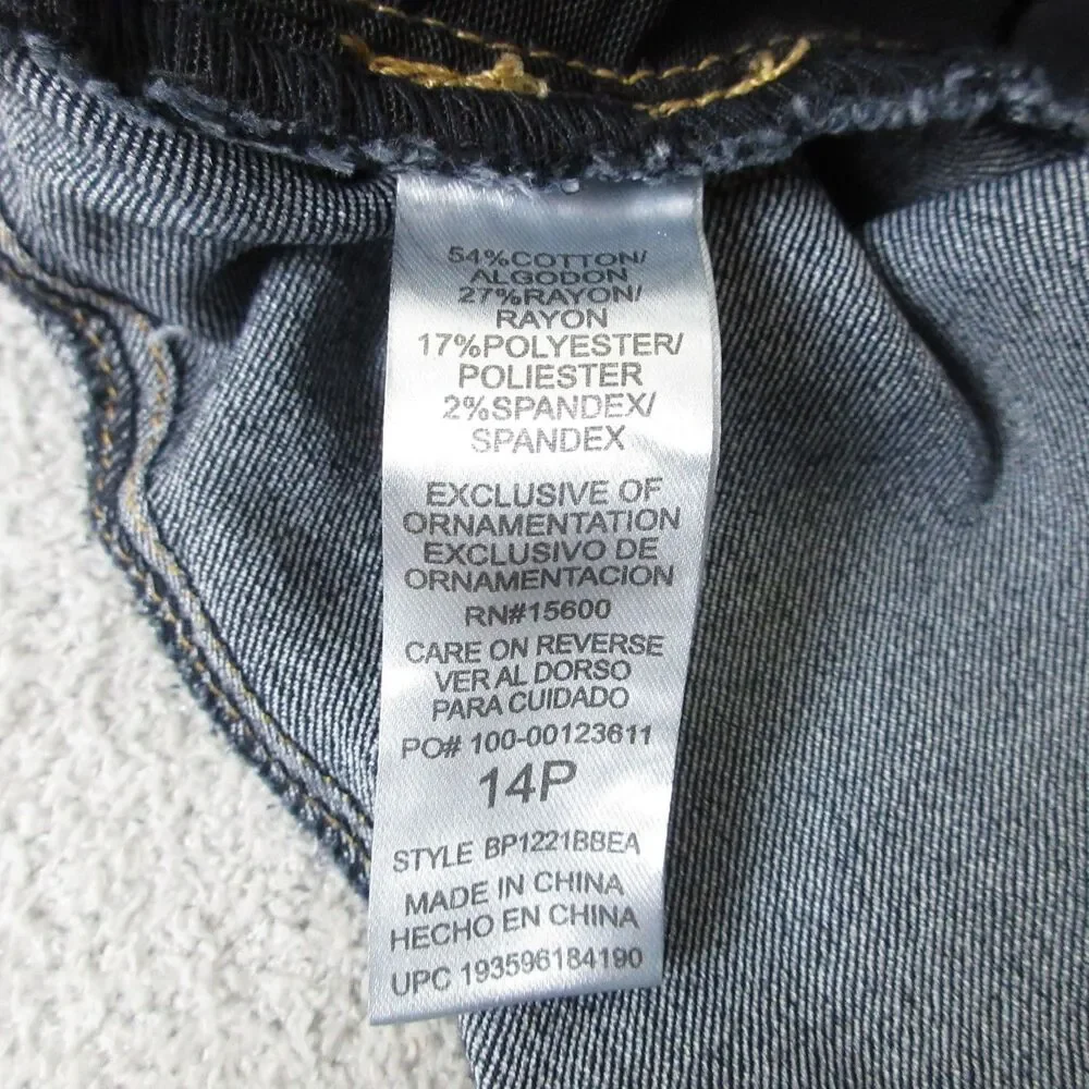 Democracy Absolution Jeans Womens 14P Bootcut Dark Wash Stretch Denim 34x29